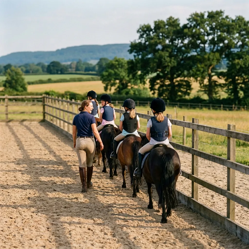 Cours de poney à Arboys en Bugey, Ain